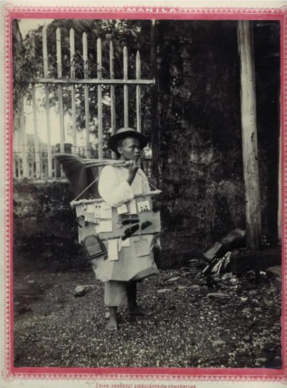 Chino vendedor ambulante